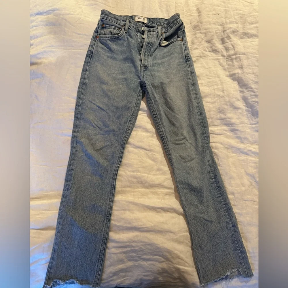 AGOLDE Riley High Rise Straight Crop Jeans - Picture 2 of 4
